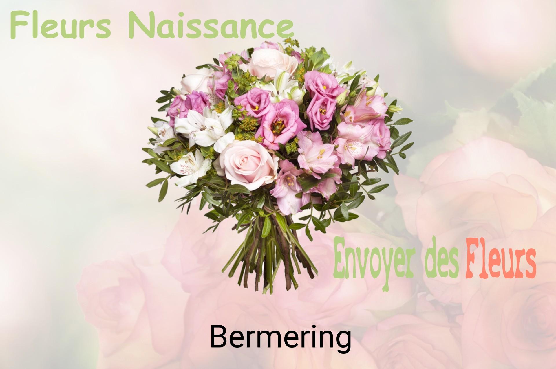 Bouquet de fleurs de naissance livré à Bermering