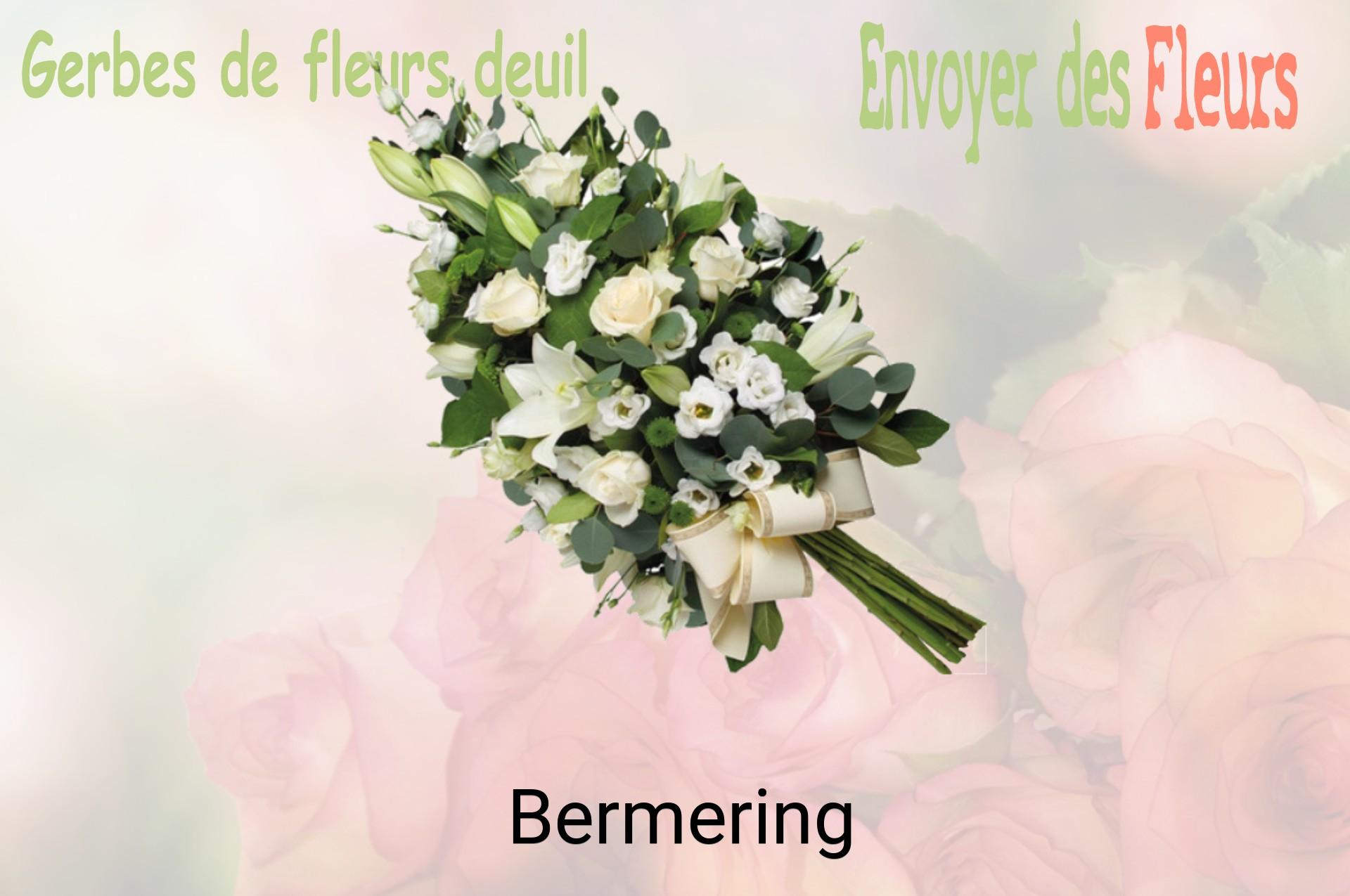 Gerbe de fleurs de deuil livrée à Bermering